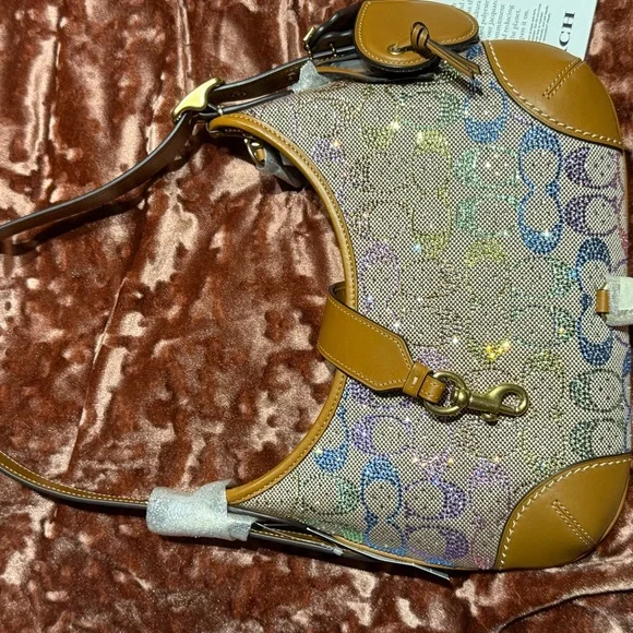 Coach Crystal Rainbow Hobo Bag 💎 💞 the Hamptons Hobo Limited Re-Edition 2005 🔥🔥 - Picture 8 of 10